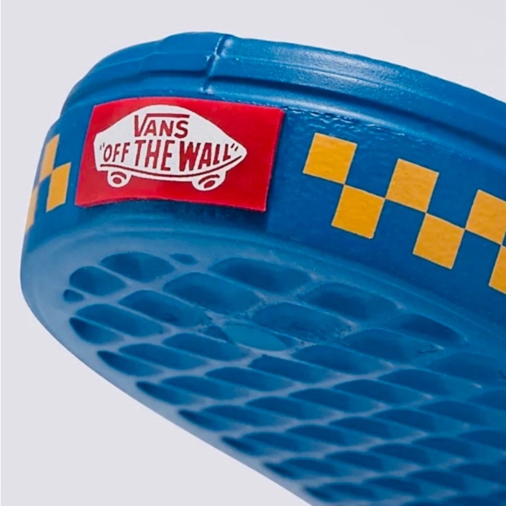 Vans Sesame Street Bert Ernie Slides Blue La Costa Sandal Men’s Checkered Unisex - Picture 4 of 10